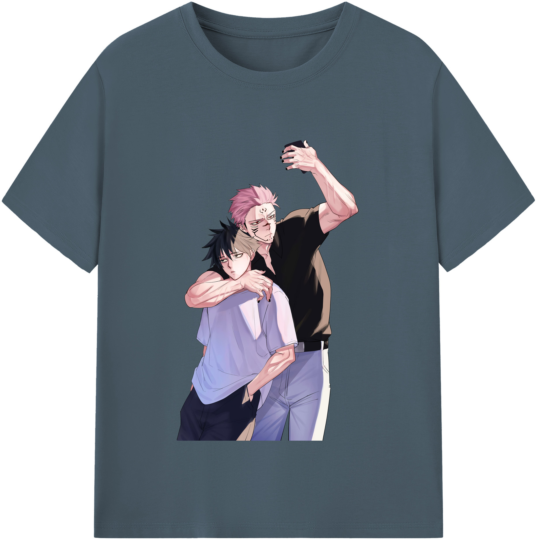 （画像用） 呪術廻戦 Jujutsu Kaisen 綿100％半袖Tシャツ（フロントプリント）